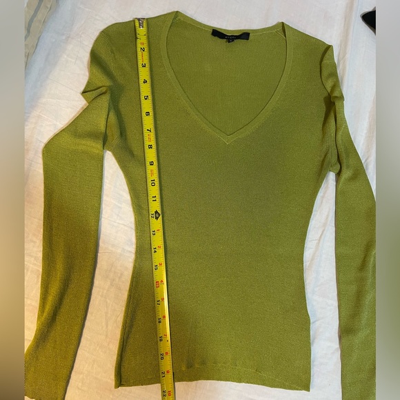 Vintage Y2K Green Gucci Silk Top Blouse size Small - Picture 9 of 9